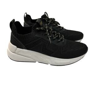 Fabletics Womens The Everyday Sneaker II 7/37 EU Black Slip On Sporty Athleisure